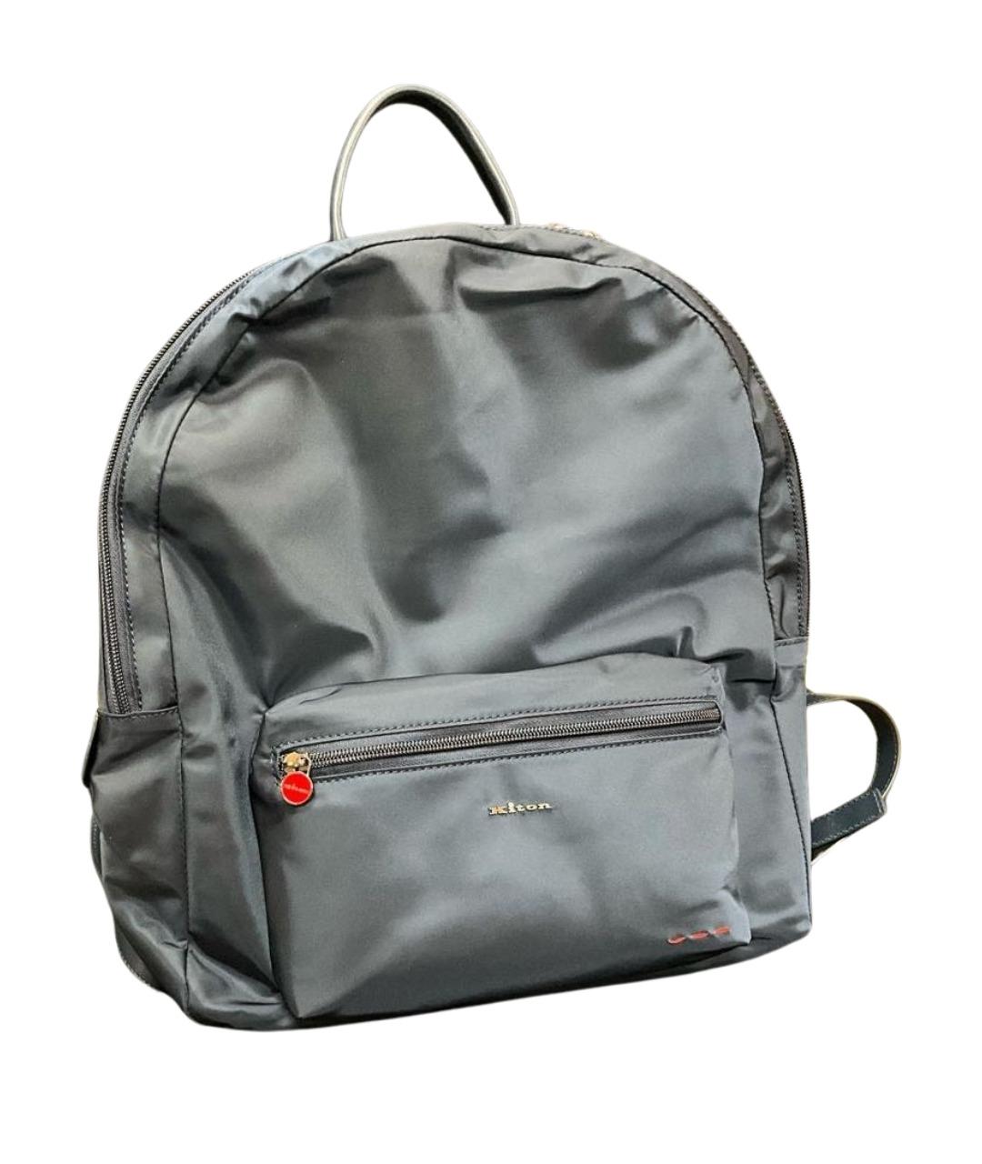 KITON Синий рюкзак, фото 1