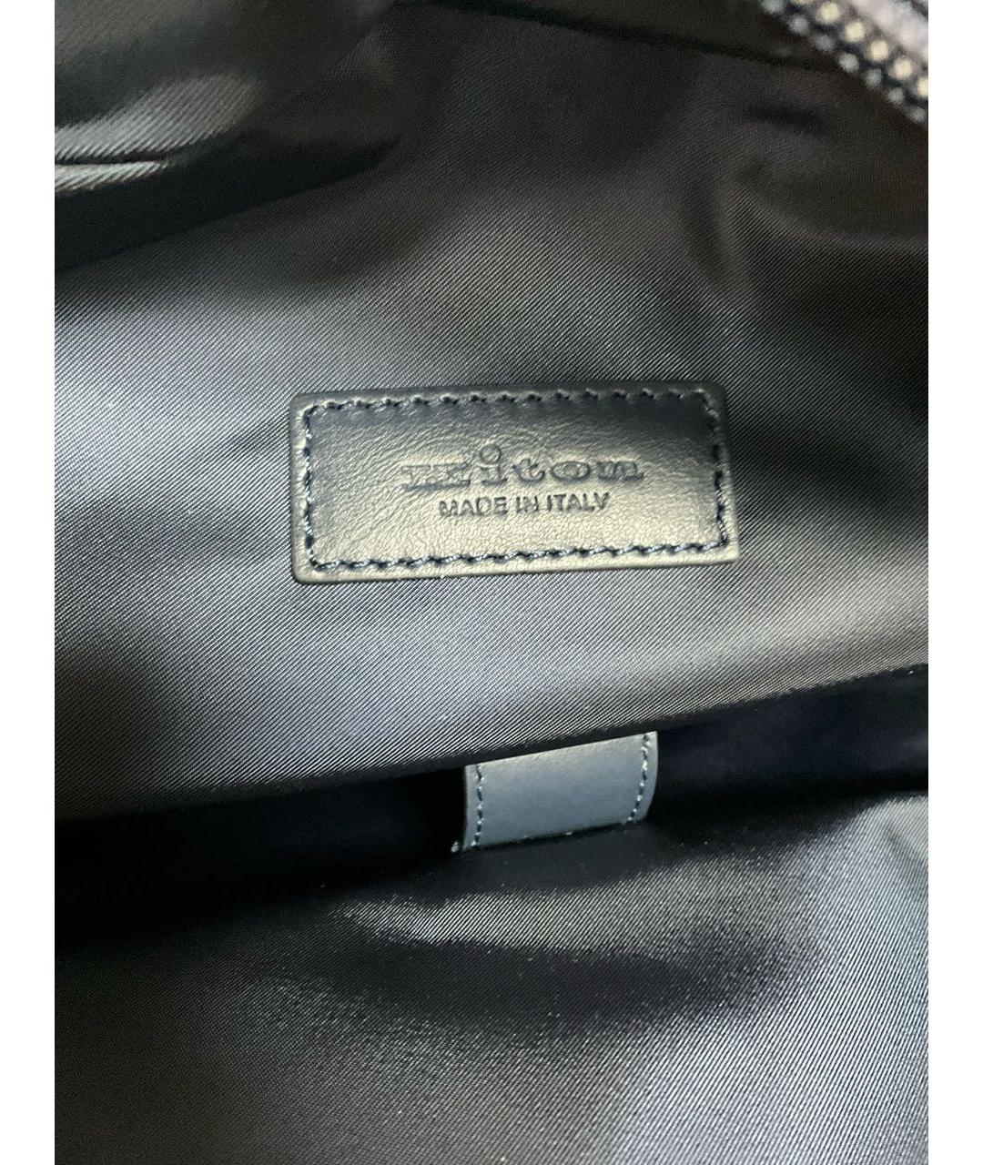 KITON Синий рюкзак, фото 5