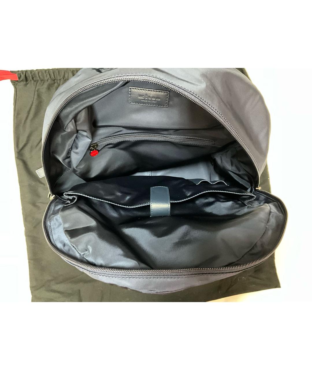 KITON Синий рюкзак, фото 6