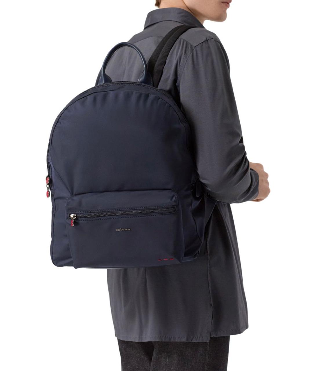 KITON Синий рюкзак, фото 7