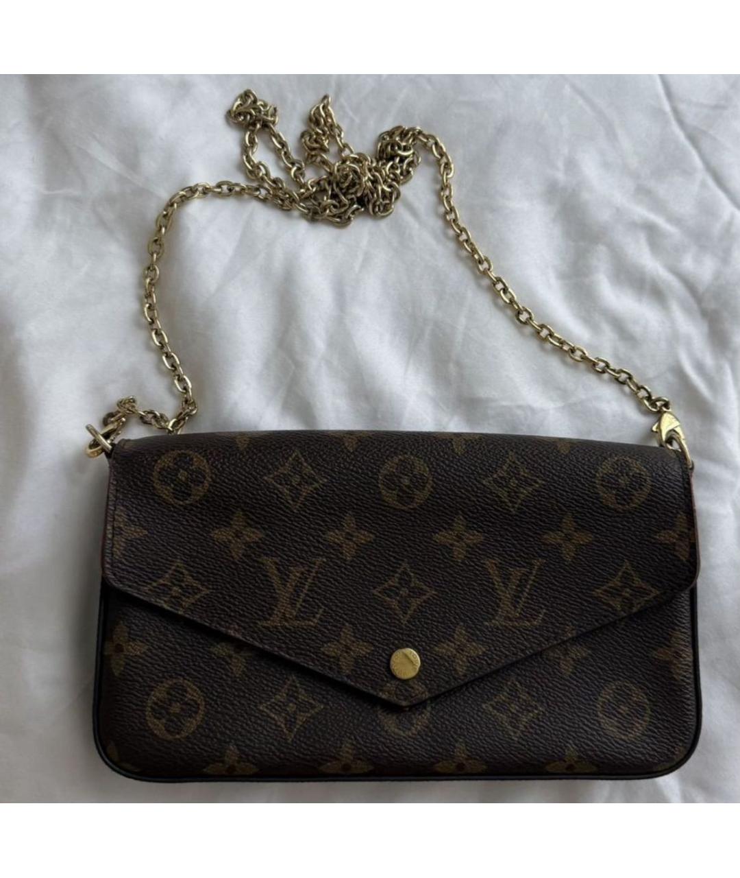 LOUIS VUITTON Коричневая сумка через плечо, фото 2