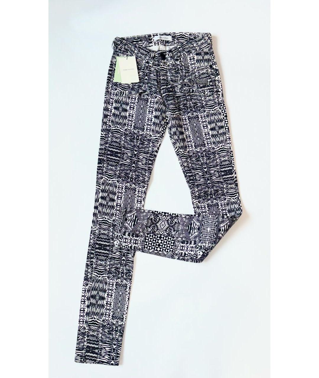 PIERRE BALMAIN Мульти хлопко-эластановые джинсы слим, фото 2