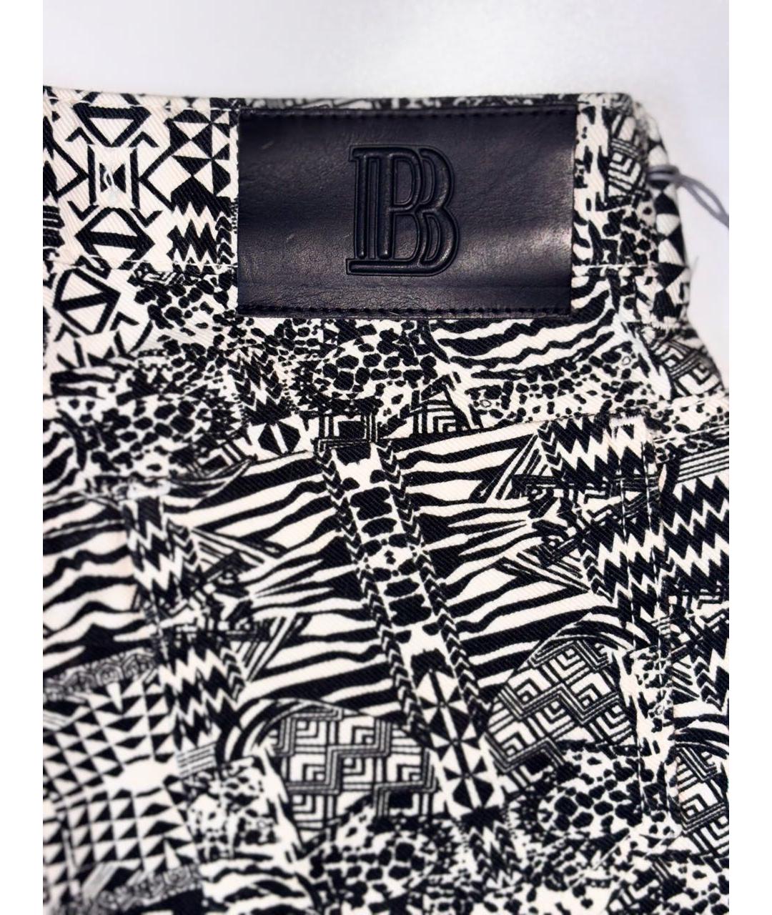 PIERRE BALMAIN Мульти хлопко-эластановые джинсы слим, фото 4