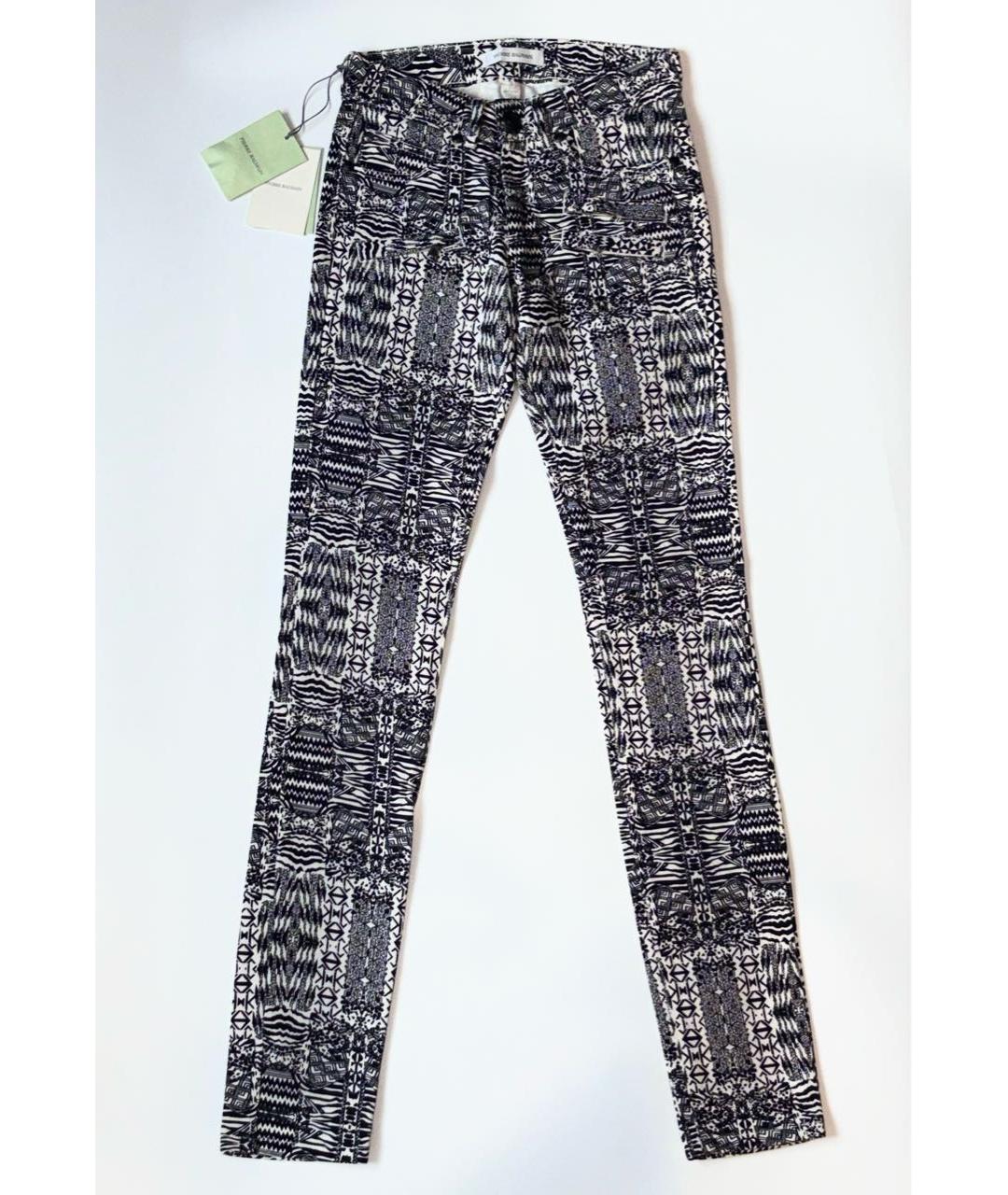 PIERRE BALMAIN Мульти хлопко-эластановые джинсы слим, фото 9