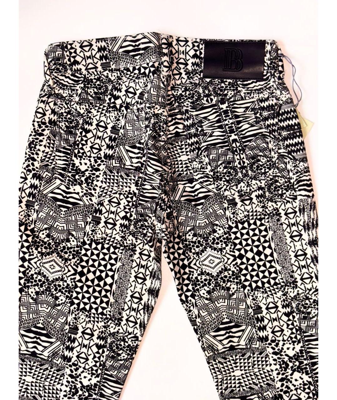 PIERRE BALMAIN Мульти хлопко-эластановые джинсы слим, фото 8