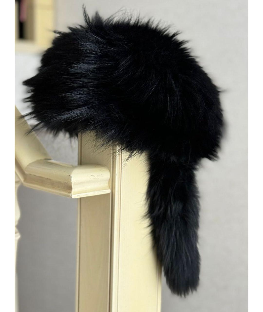 WEEKEND MAX MARA Черная шапка, фото 5