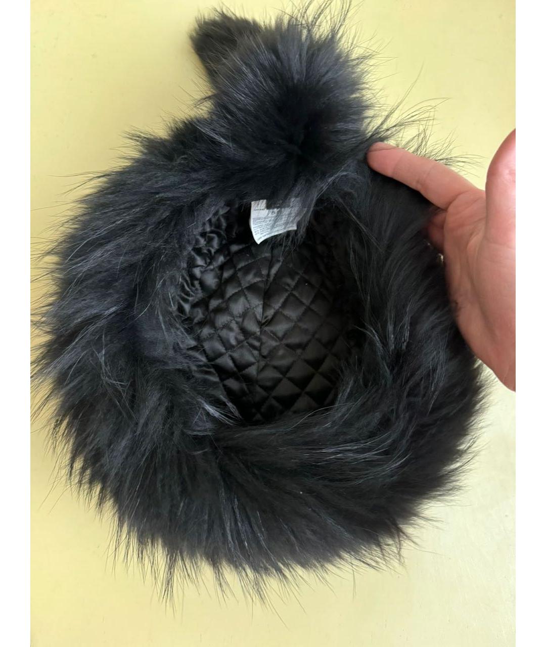 WEEKEND MAX MARA Черная шапка, фото 3