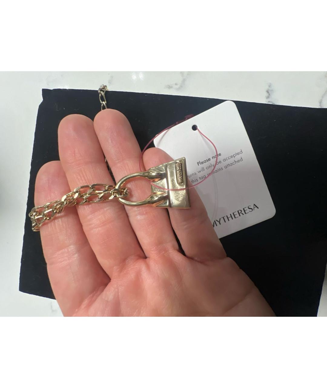 JACQUEMUS Золотое металлическое колье, фото 2