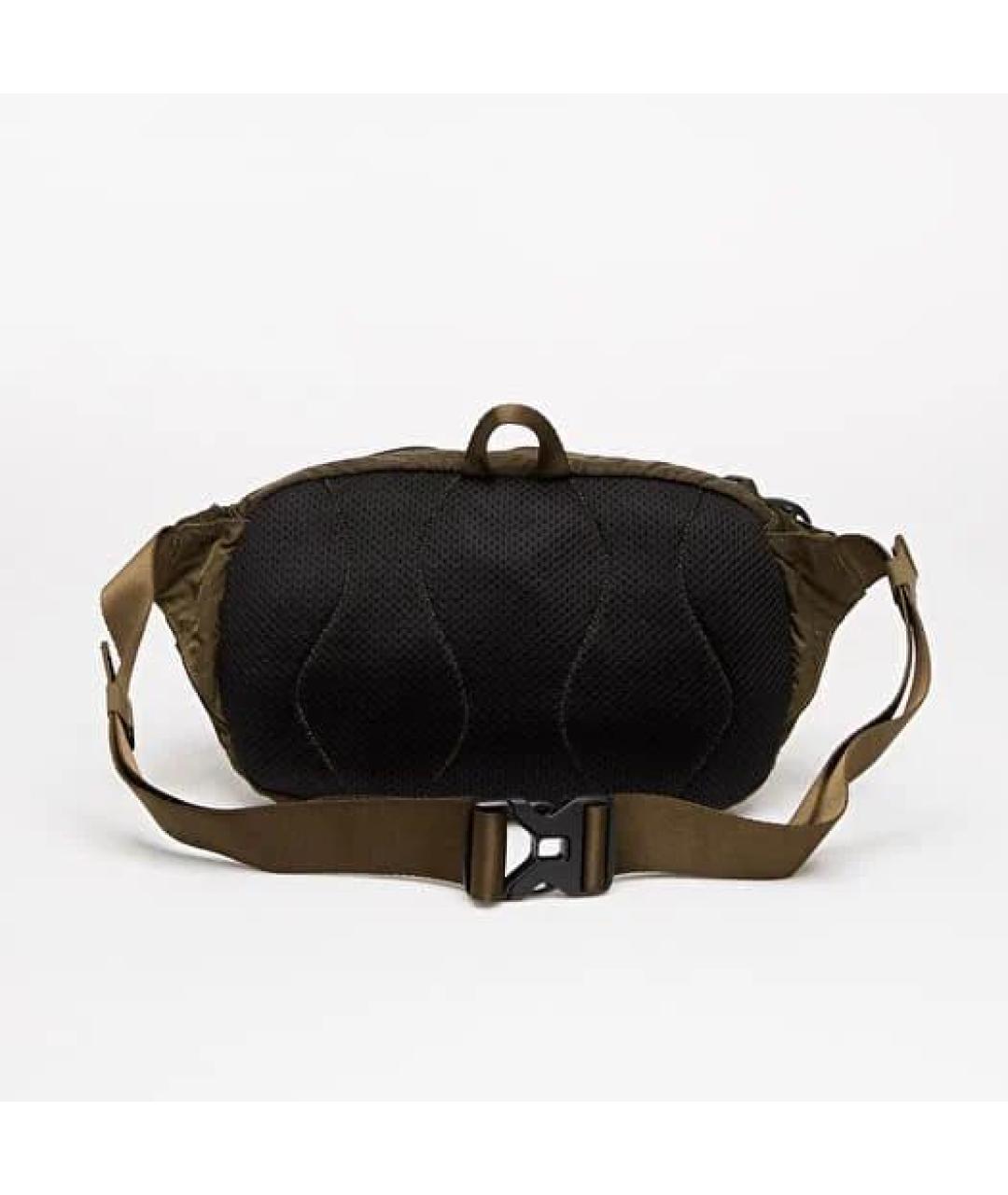 CP COMPANY Зеленая тканевая поясная сумка, фото 2