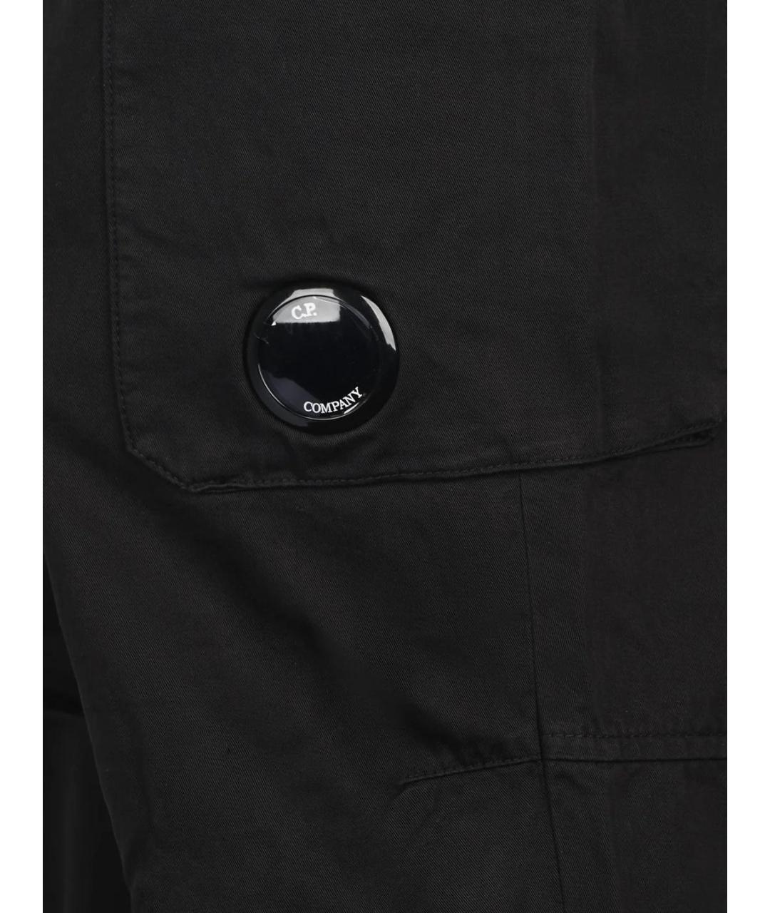 CP COMPANY Черные хлопковые повседневные брюки, фото 3