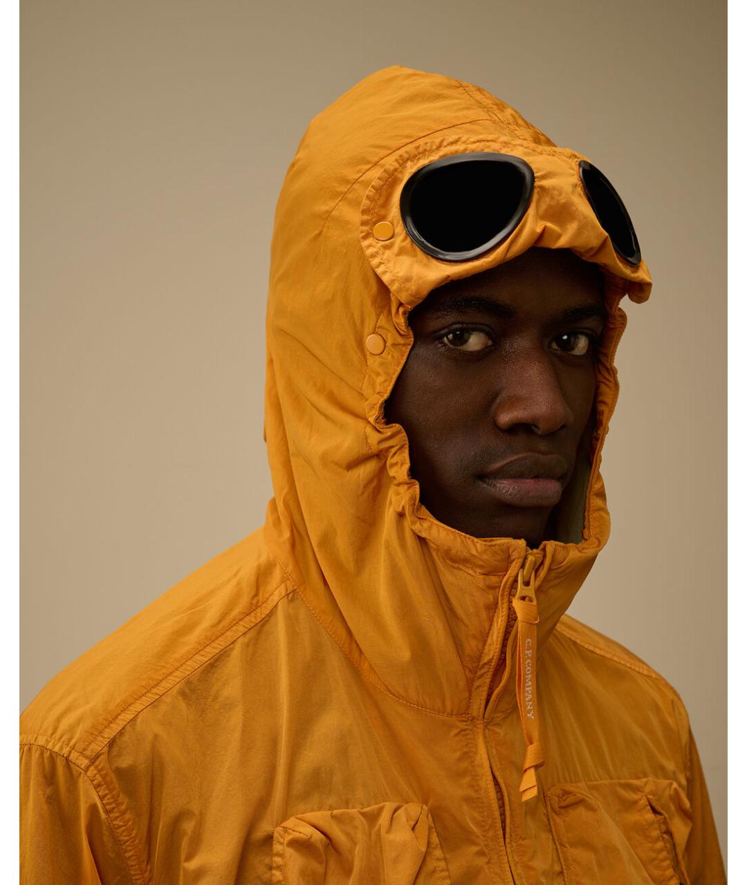 CP COMPANY Оранжевая полиамидовая куртка, фото 7