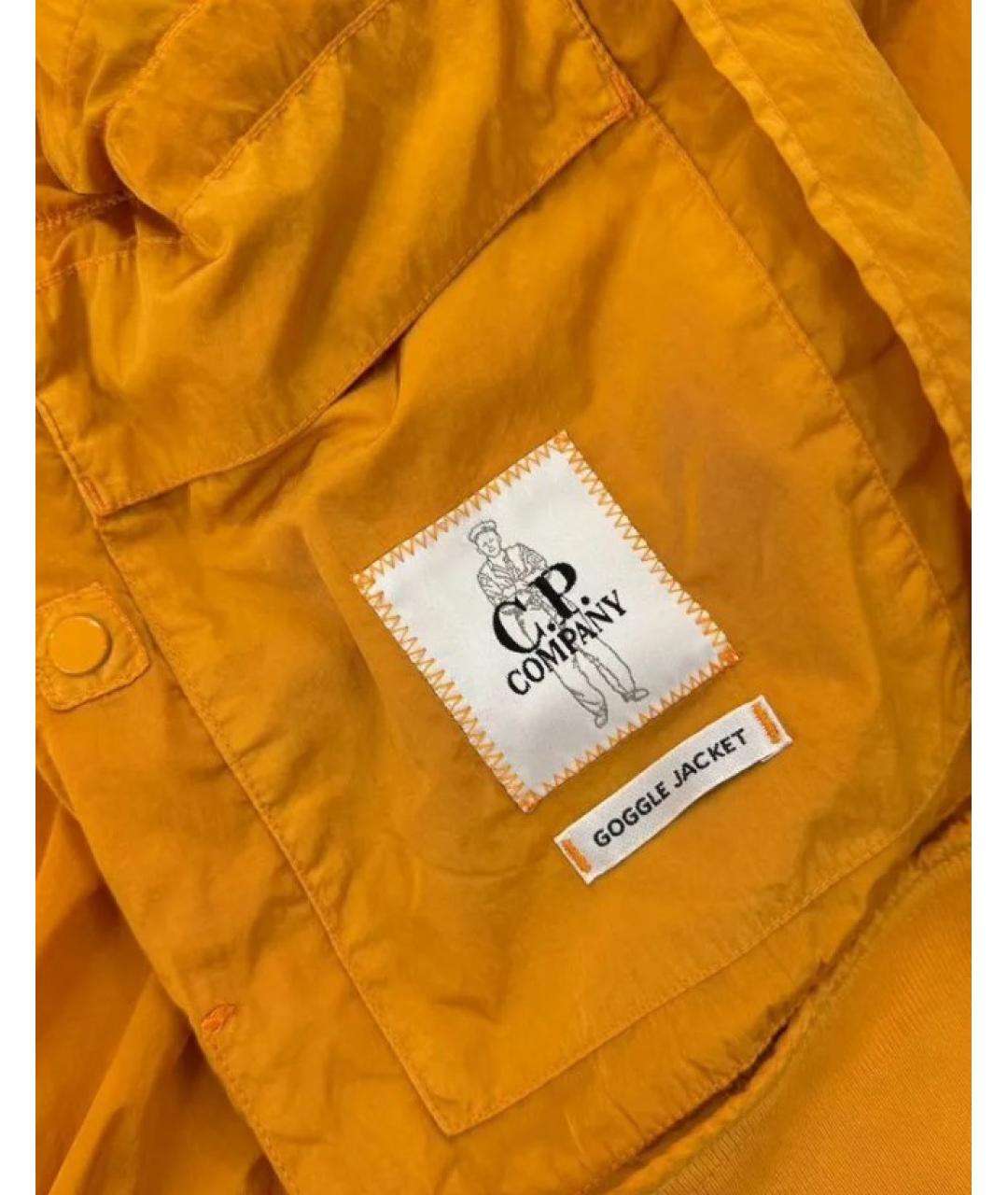 CP COMPANY Оранжевая полиамидовая куртка, фото 4