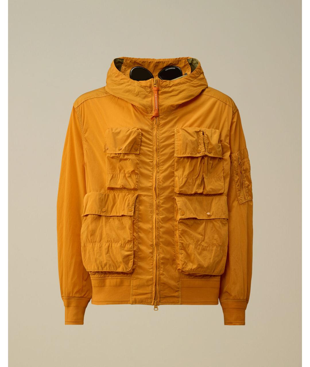 CP COMPANY Оранжевая полиамидовая куртка, фото 8