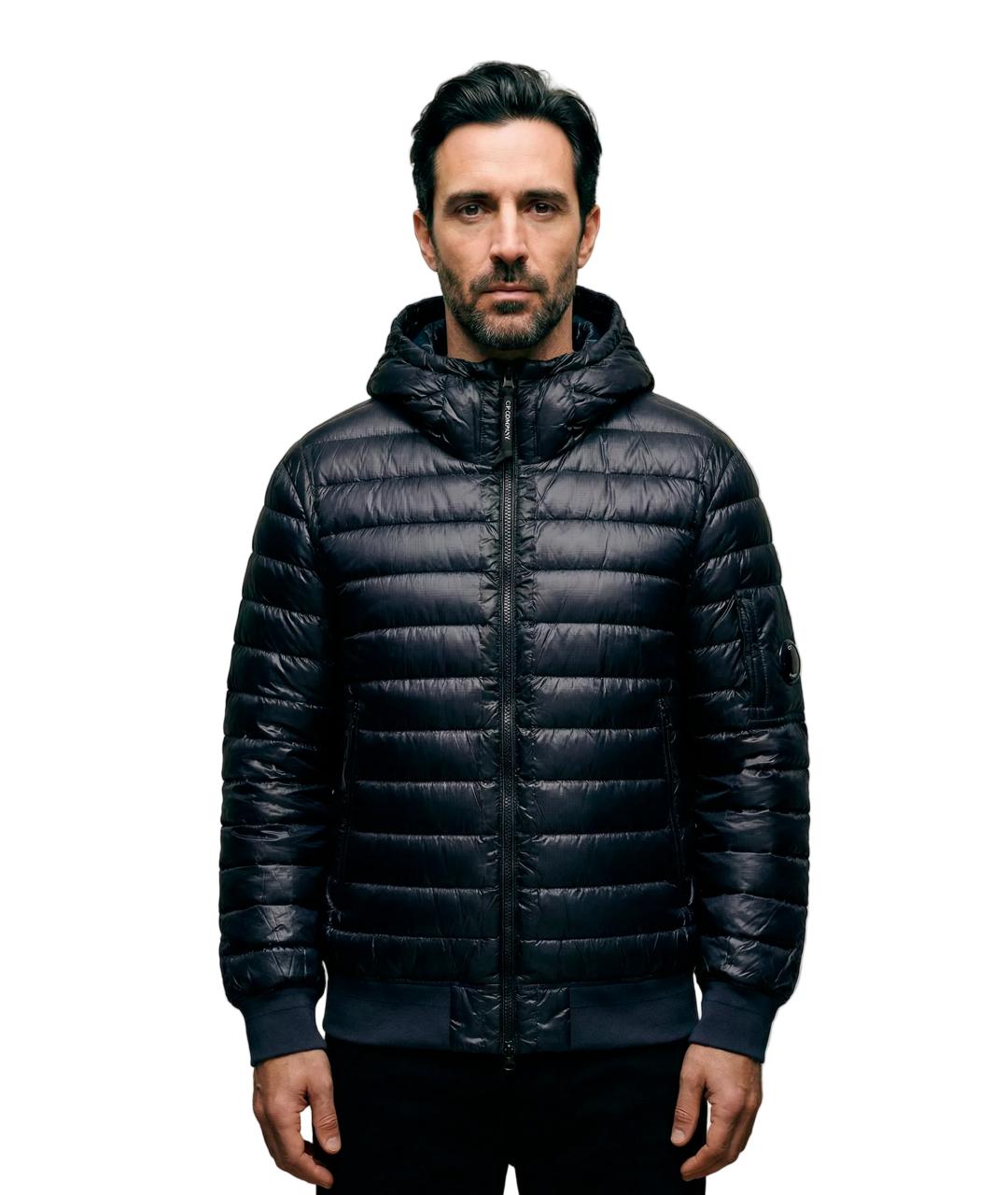 CP COMPANY Темно-синий полиамидовый пуховик, фото 3