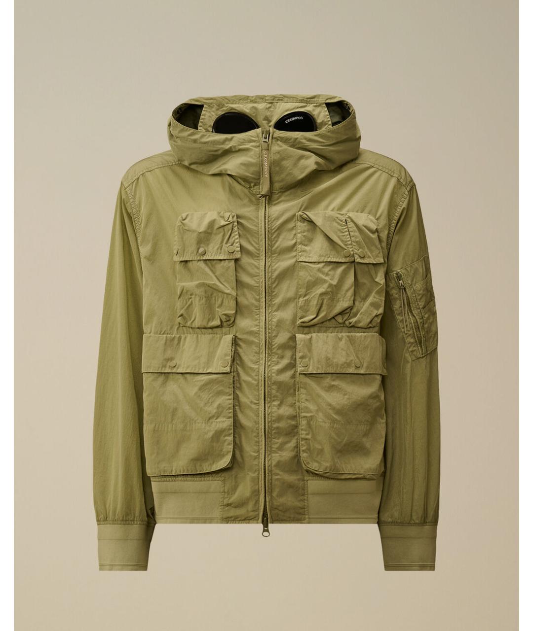 CP COMPANY Зеленая полиамидовая куртка, фото 6
