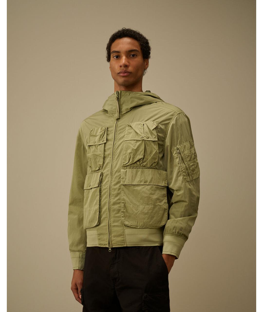 CP COMPANY Зеленая полиамидовая куртка, фото 7