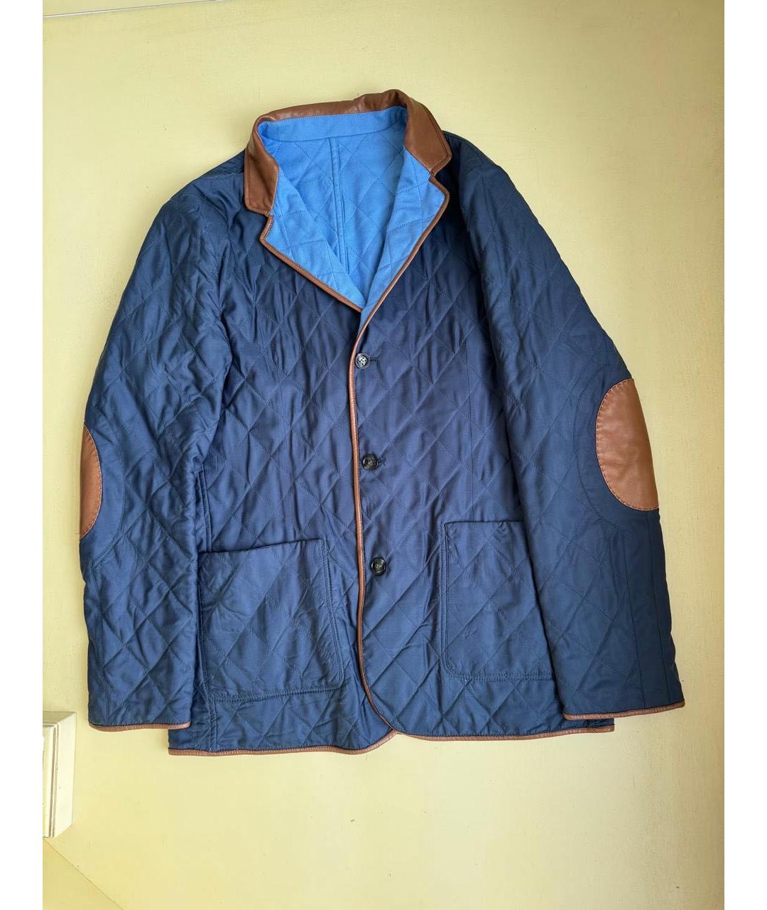 KITON Синяя куртка, фото 9