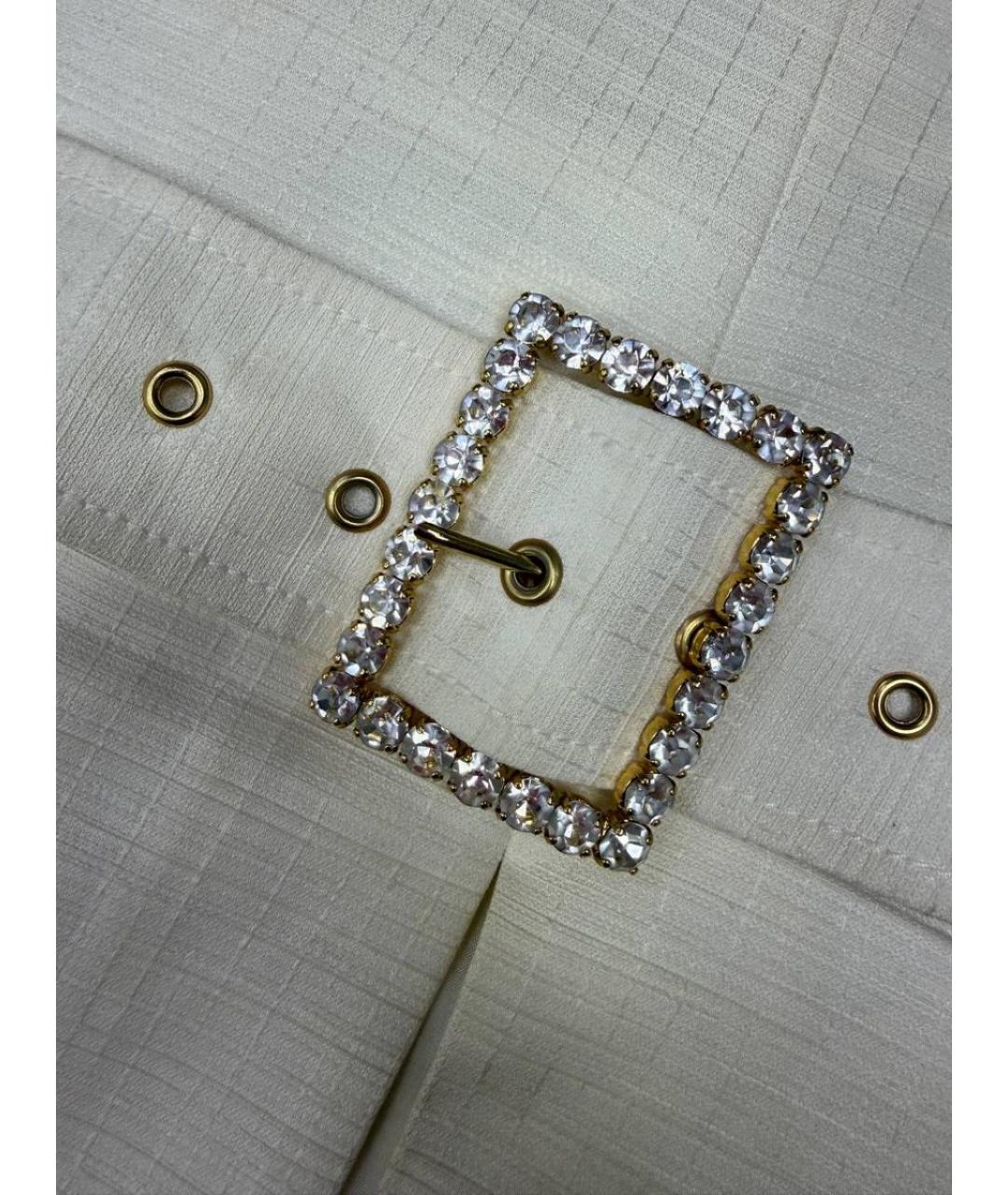 DOLCE&GABBANA Бежевая юбка мини, фото 3