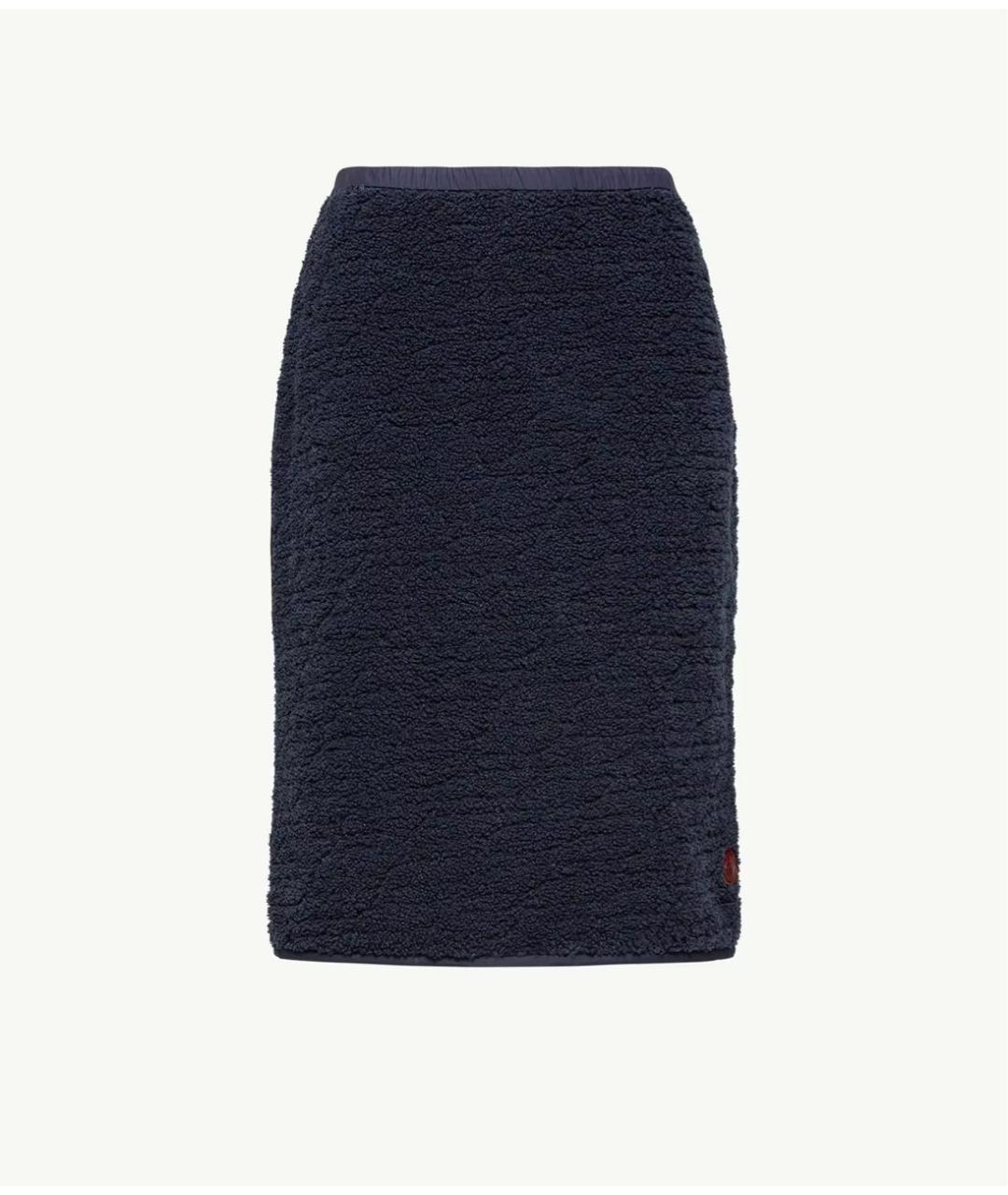 MONCLER Темно-синяя юбка миди, фото 7