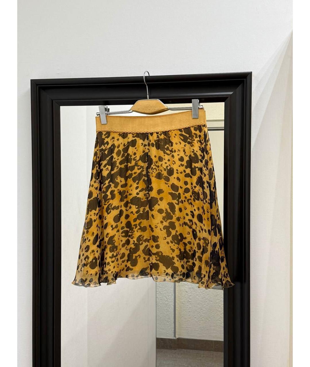 BLUGIRL Мульти шелковая юбка миди, фото 2