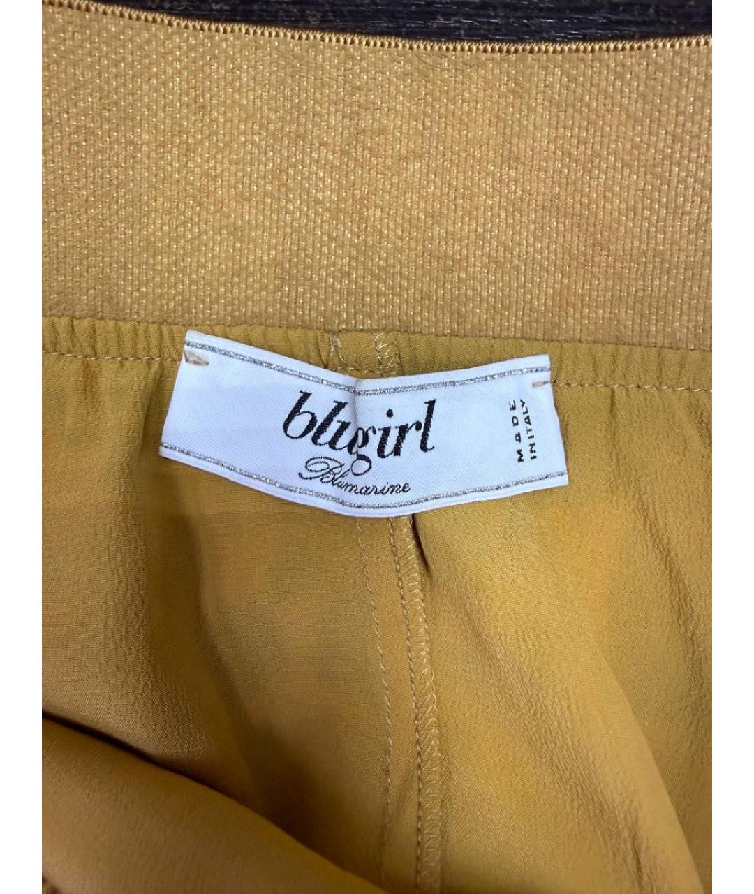 BLUGIRL Мульти шелковая юбка миди, фото 3