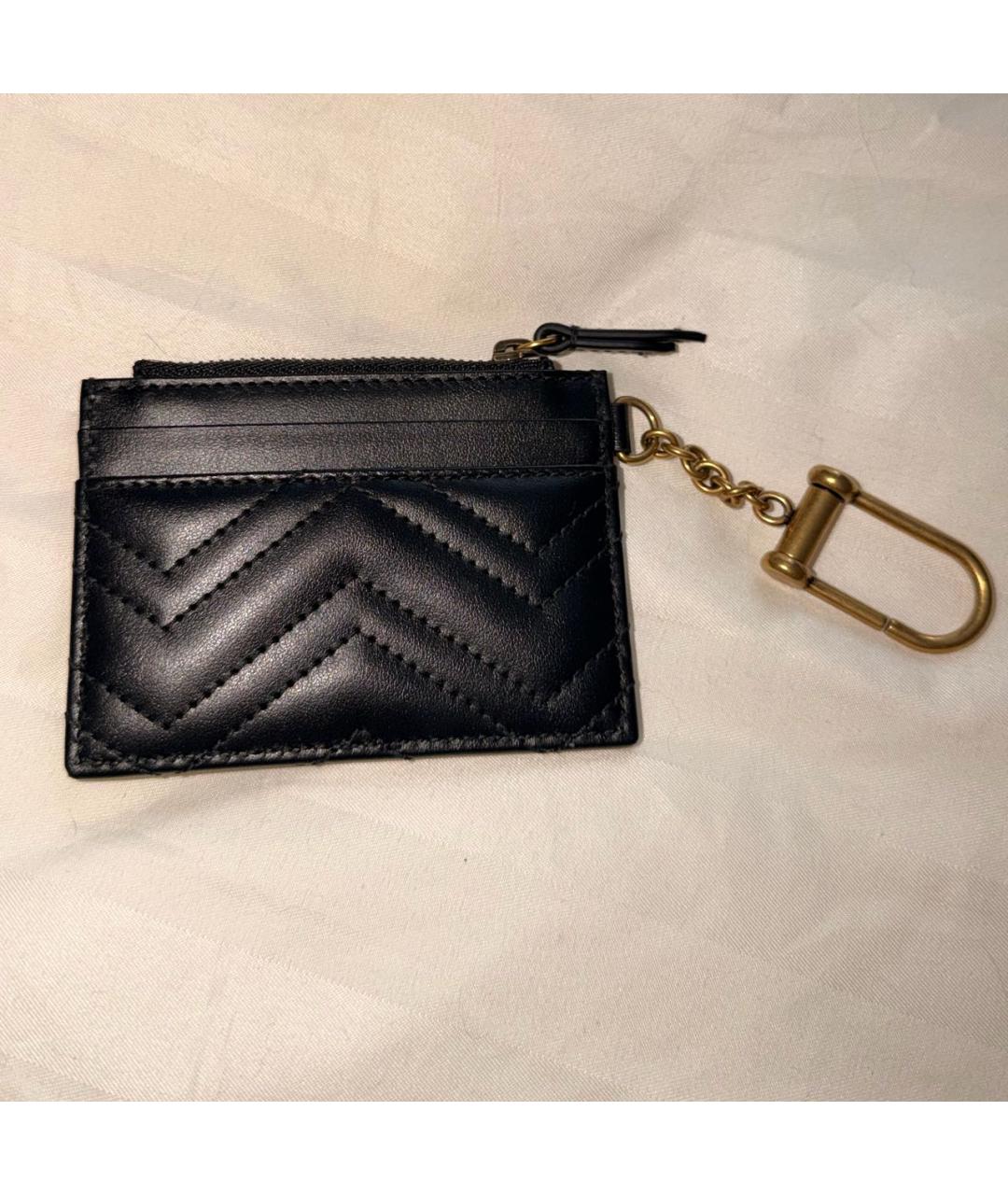 GUCCI Черный кожаный кардхолдер, фото 2