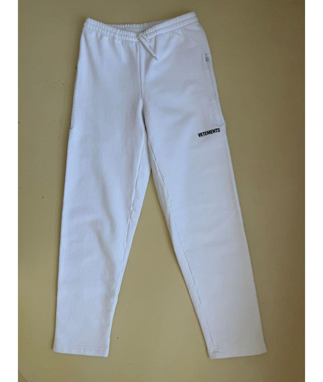 VETEMENTS Белые спортивные брюки и шорты, фото 7