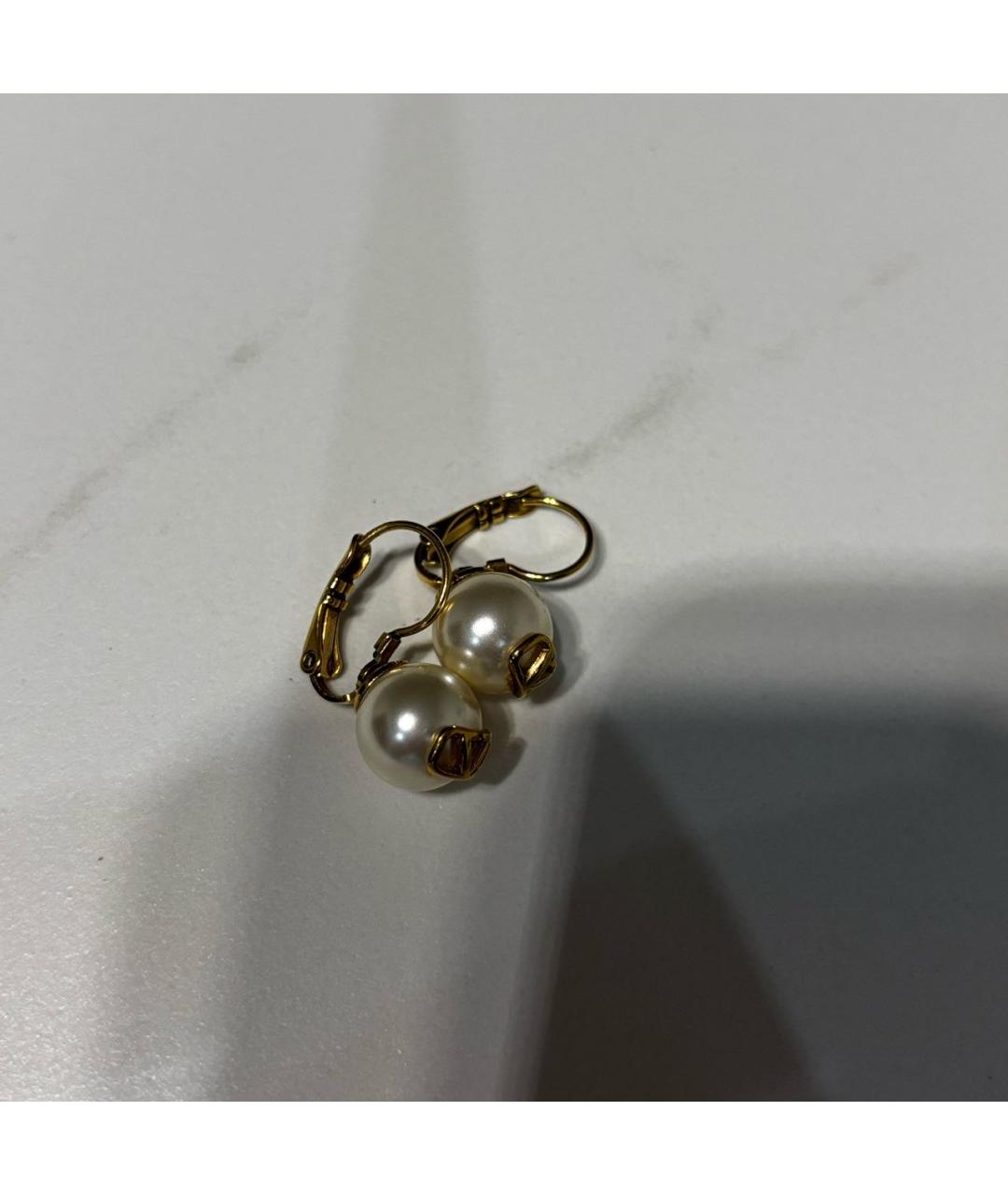 VALENTINO Золотые позолоченные серьги, фото 2