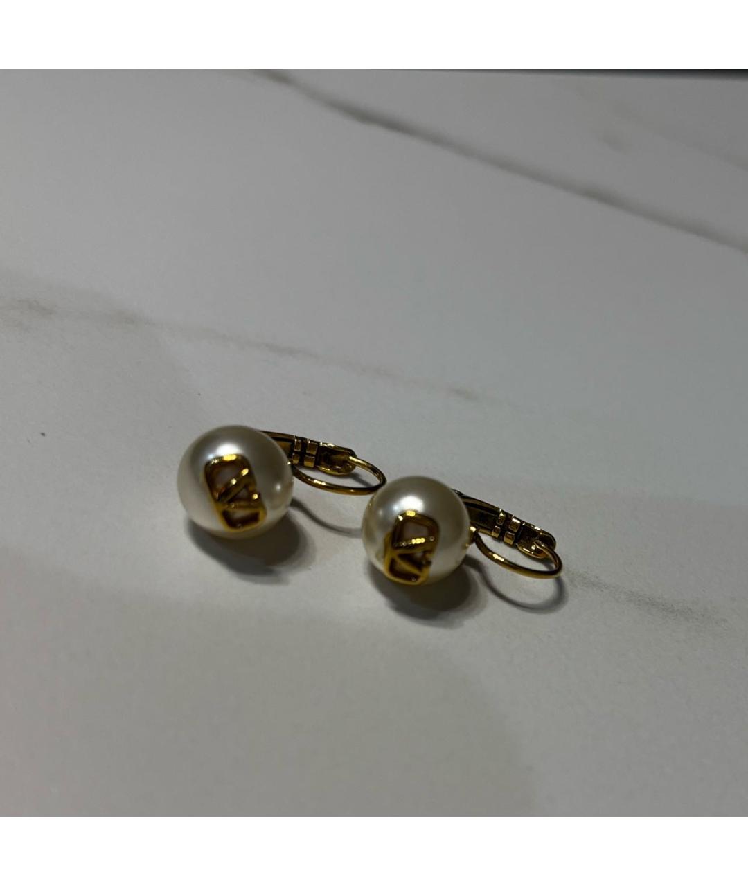 VALENTINO Золотые позолоченные серьги, фото 5