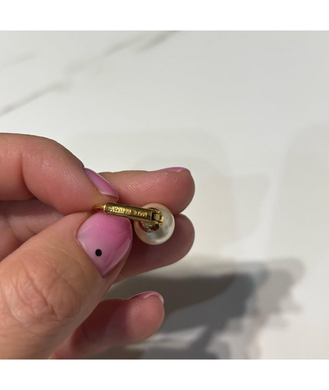 VALENTINO Золотые позолоченные серьги, фото 3