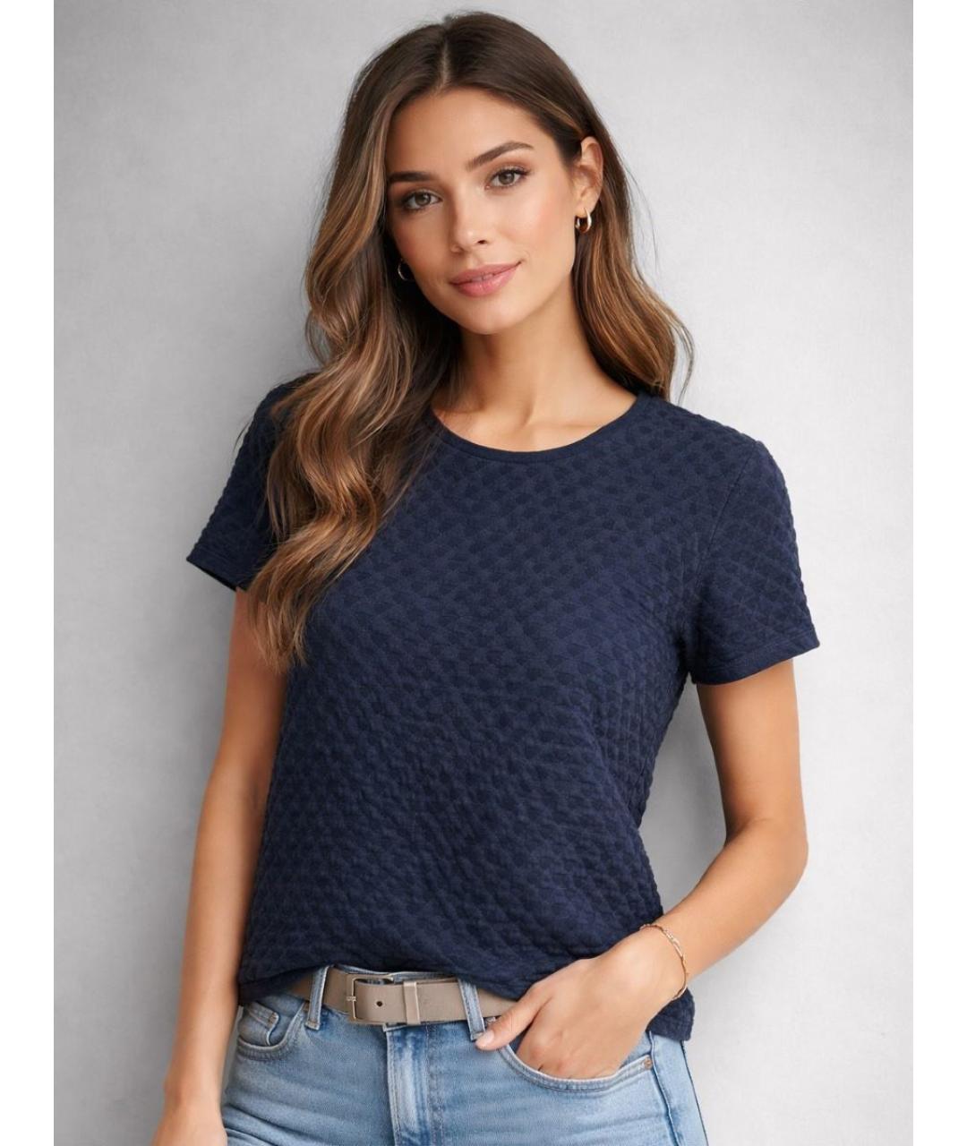 ARMANI COLLEZIONI Темно-синяя блузы, фото 5