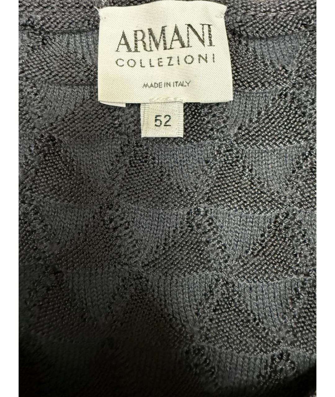 ARMANI COLLEZIONI Темно-синяя блузы, фото 3
