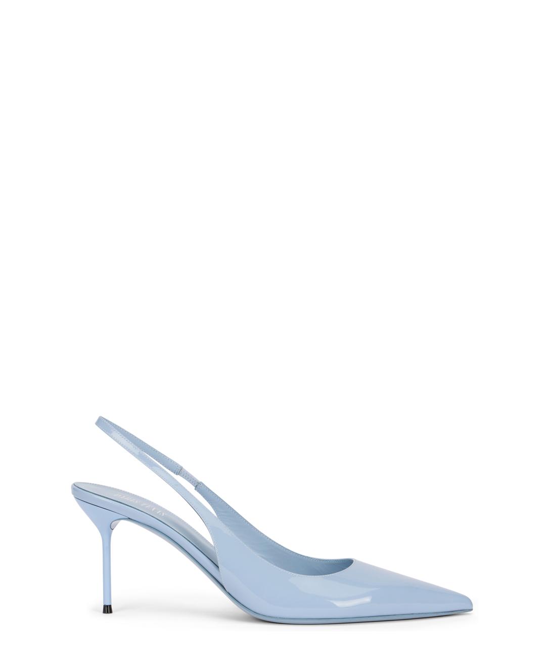 PARIS TEXAS Голубые кожаные туфли, фото 1