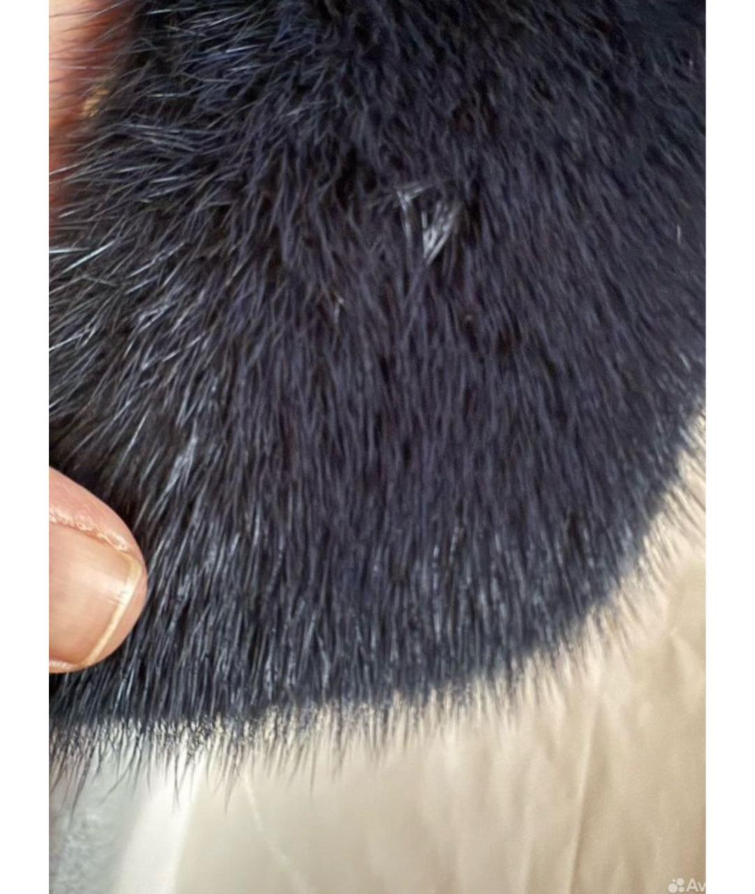 YVES SALOMON Темно-синий воротник, фото 6