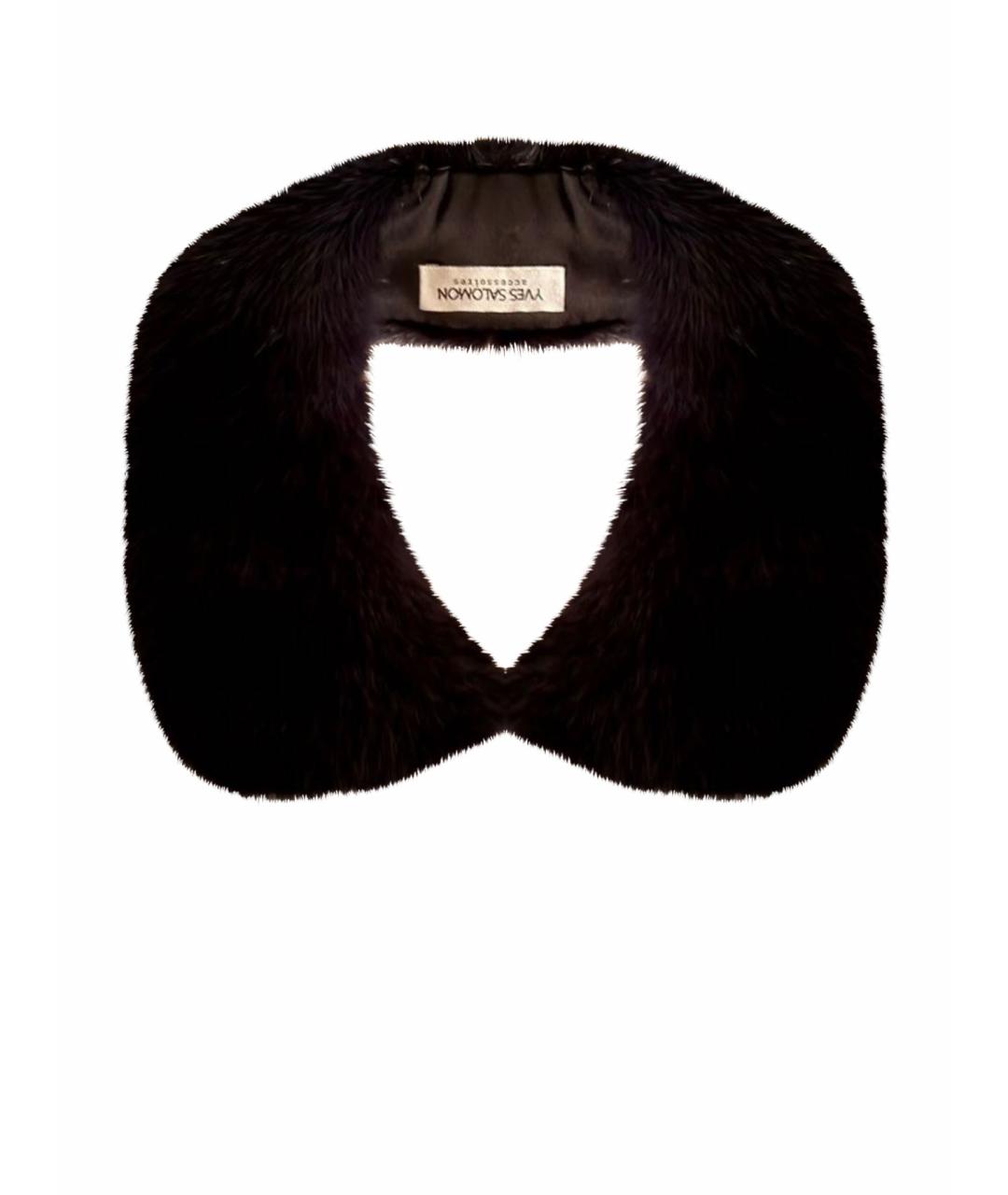 YVES SALOMON Темно-синий воротник, фото 1