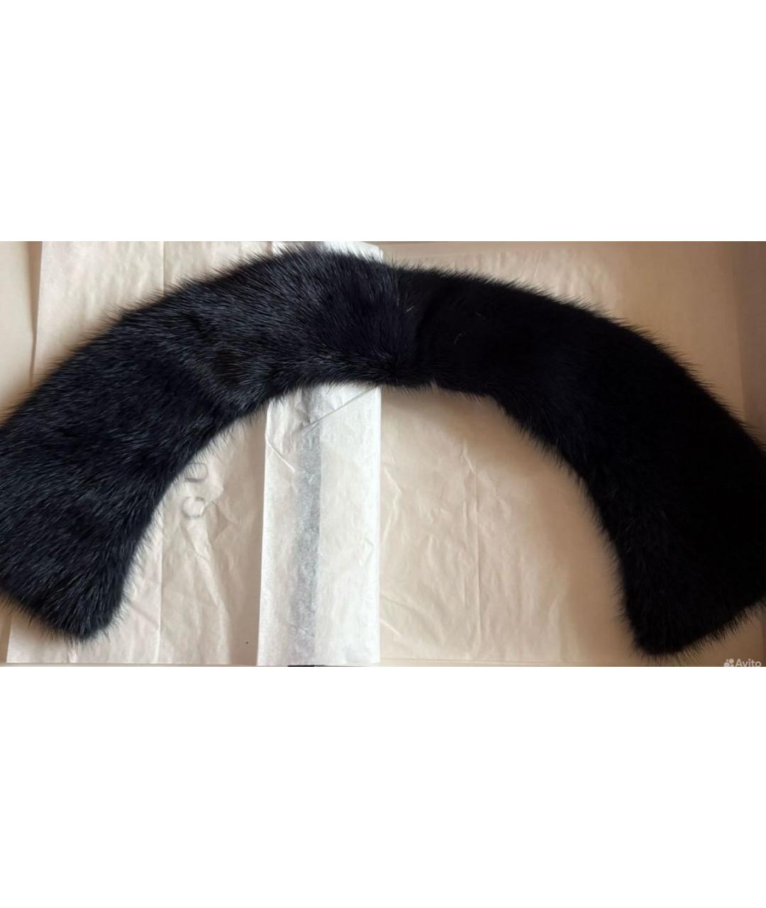 YVES SALOMON Темно-синий воротник, фото 5