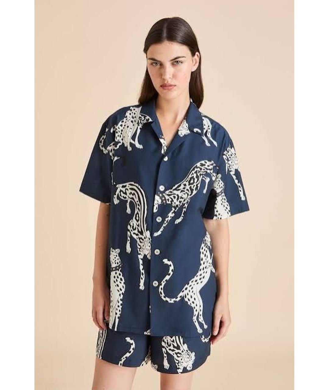 OLIVIA VON HALLE Темно-синяя пижама, фото 5