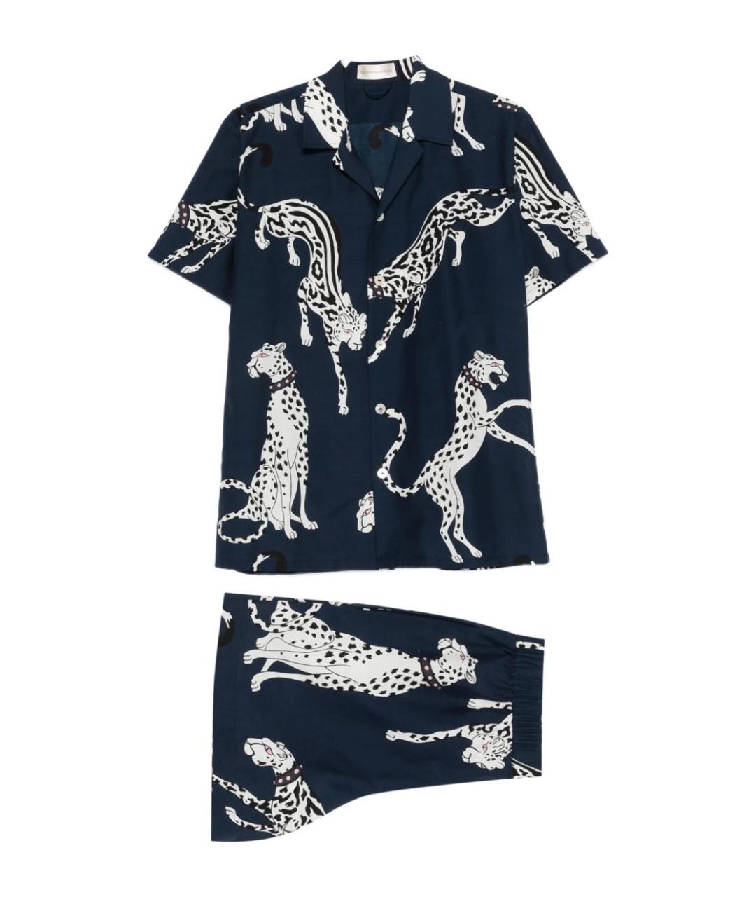 OLIVIA VON HALLE Темно-синяя пижама, фото 7