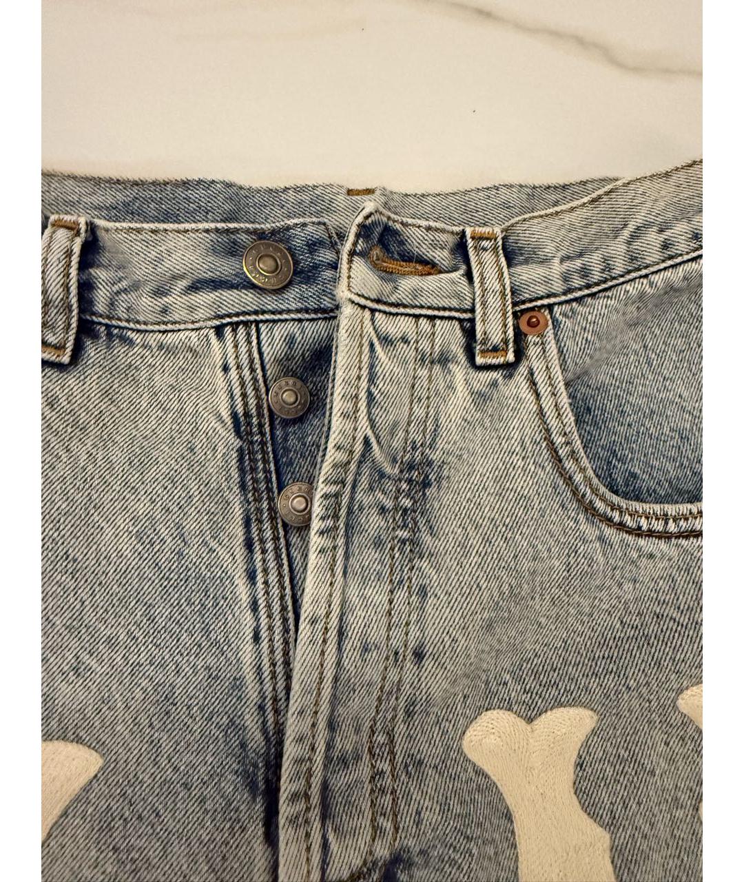 GUCCI Серые прямые джинсы, фото 3