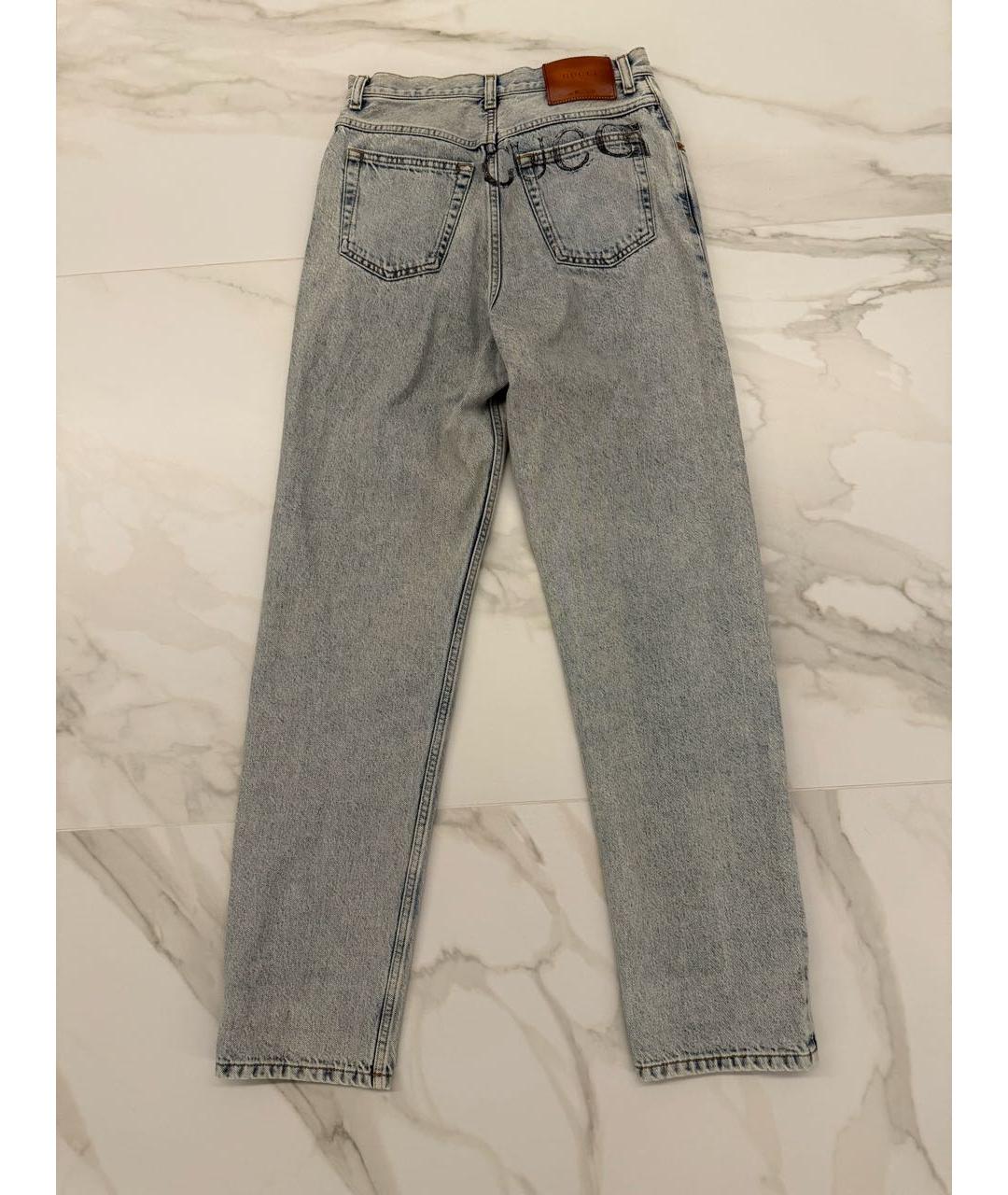 GUCCI Серые прямые джинсы, фото 2