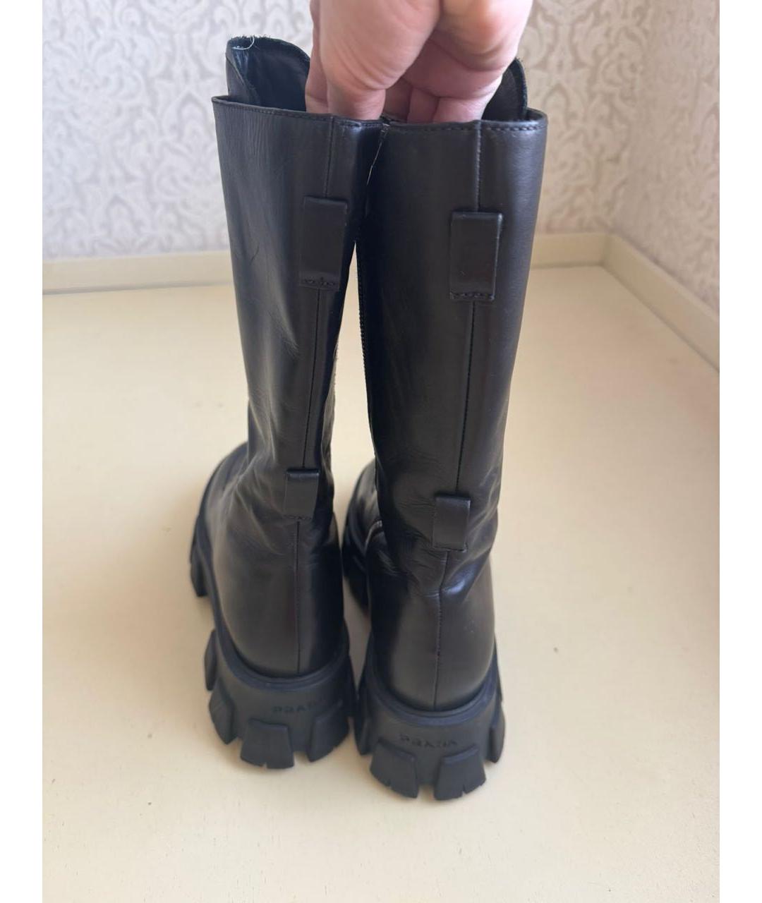 PRADA Черные ботинки, фото 3