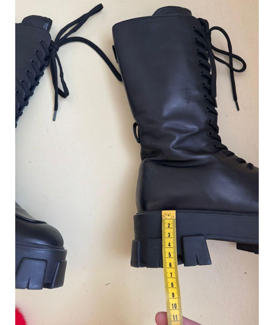 PRADA Черные ботинки, фото 8