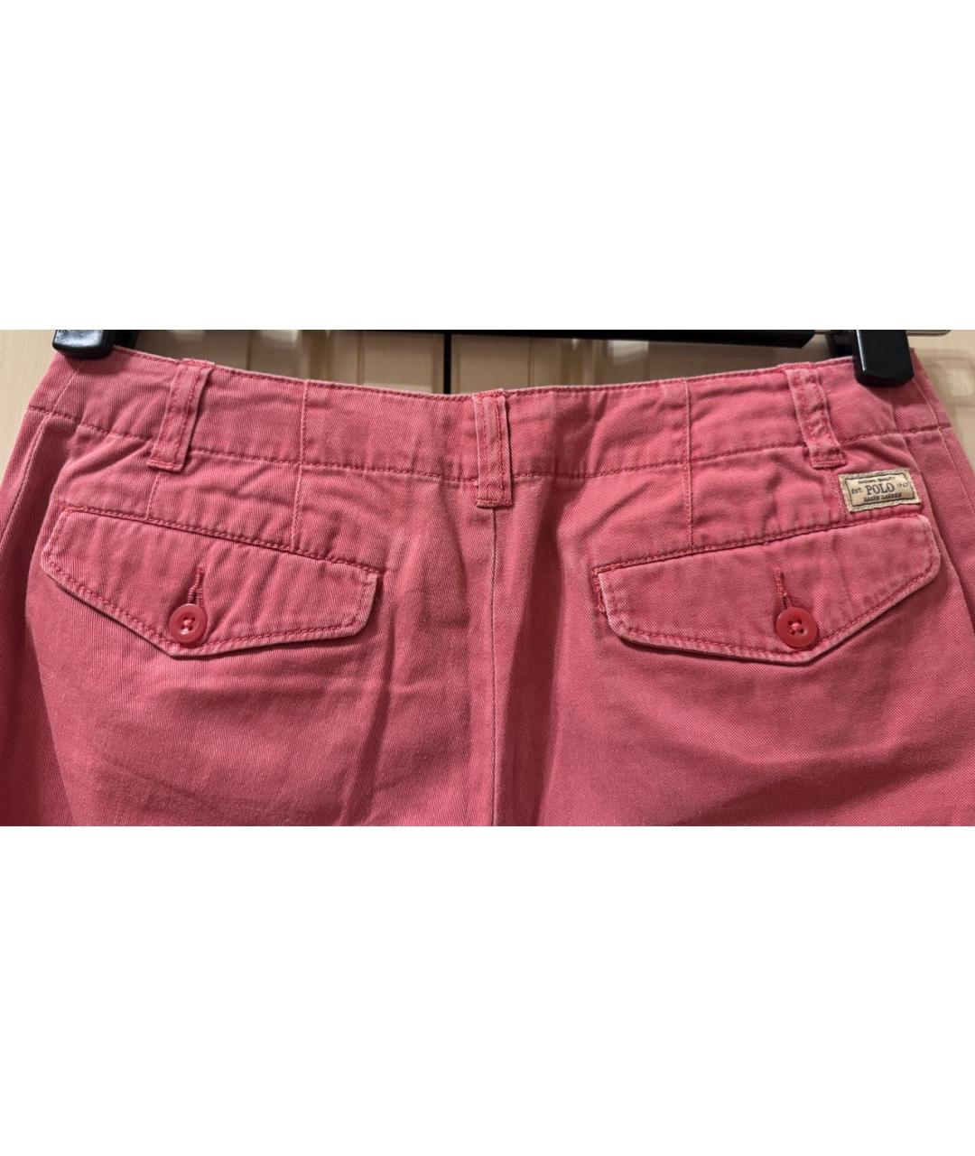 POLO RALPH LAUREN Коралловые хлопковые детские джинсы, фото 3