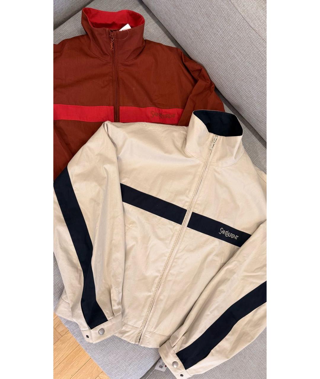 SAINT LAURENT Красная куртка, фото 5