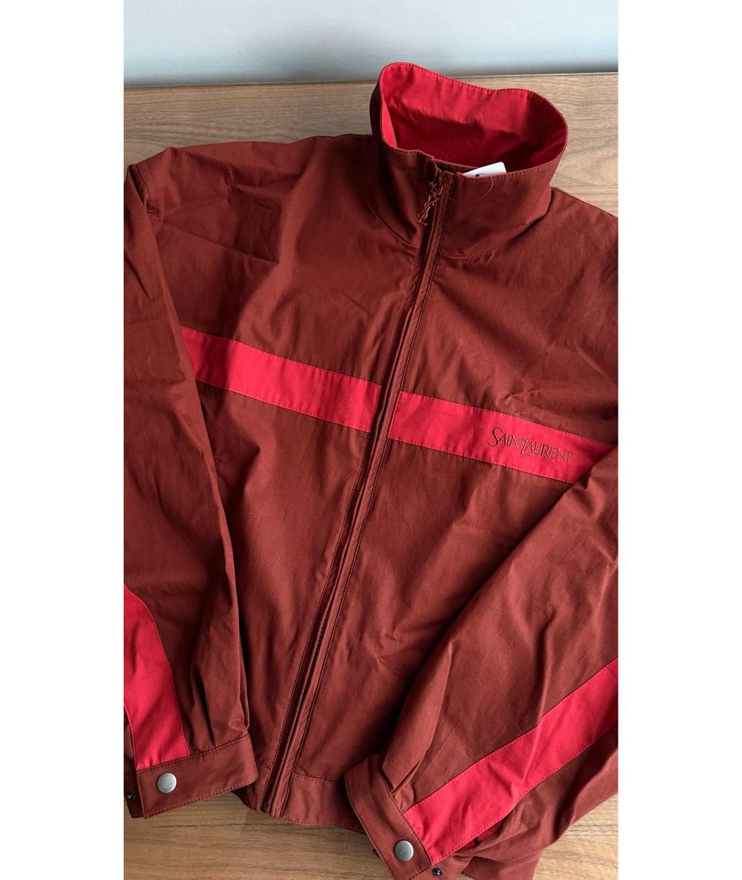 SAINT LAURENT Красная куртка, фото 3