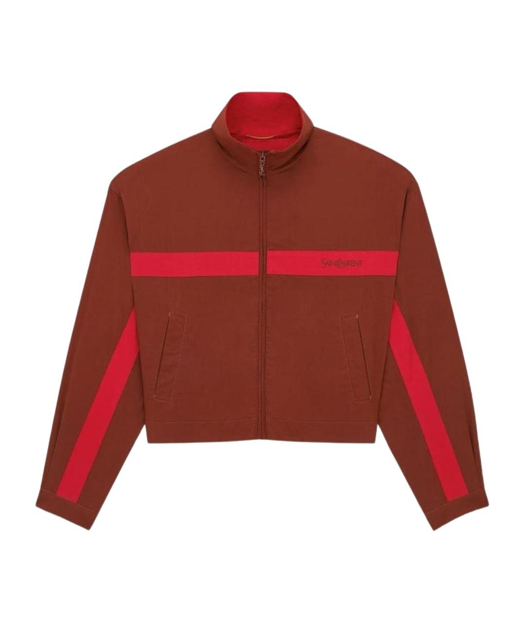 SAINT LAURENT Красная куртка, фото 1