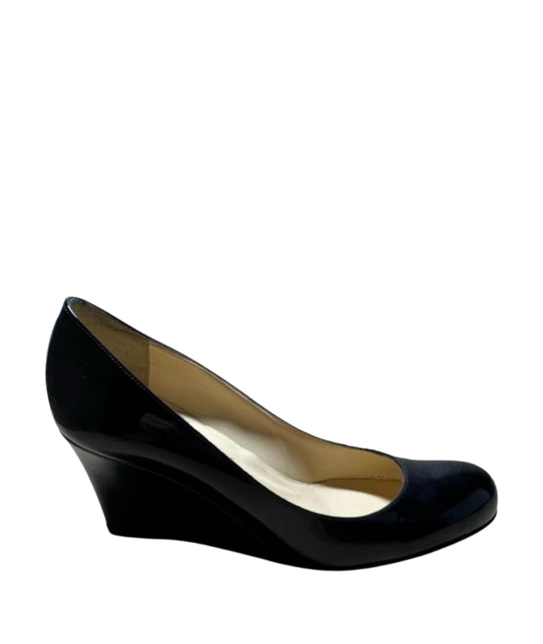 CHRISTIAN LOUBOUTIN Черные туфли из лакированной кожи, фото 9