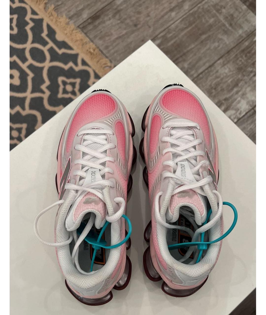 NEW BALANCE Розовые синтетические кроссовки, фото 3