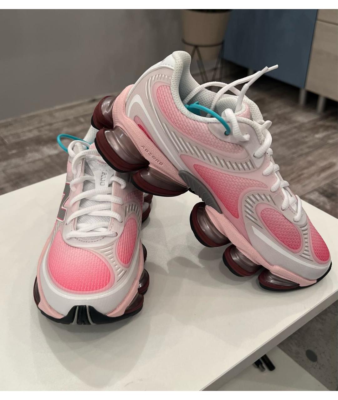 NEW BALANCE Розовые синтетические кроссовки, фото 7