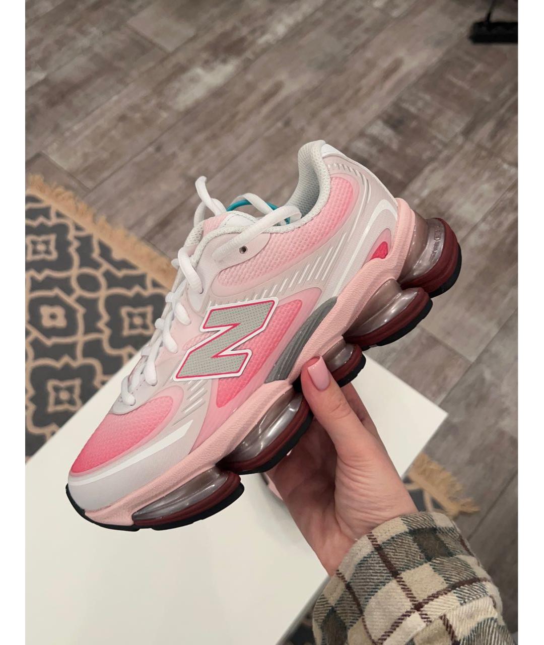 NEW BALANCE Розовые синтетические кроссовки, фото 6